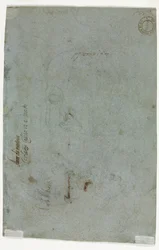 Boceto de la cabeza de un niño (verso)