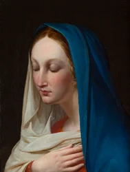La Virgen (óleo sobre lienzo)