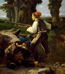 Pasquale Cova en la Batalla de Varese, 26 de mayo de 1859