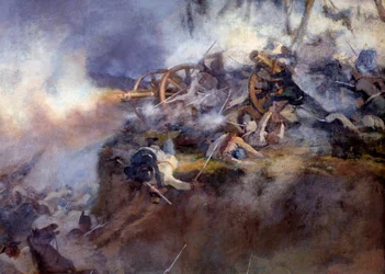 La batalla de San Martino el 24 de junio de 1859 (detalle)