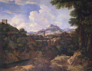 Paisaje, de Antonio Tavella (1668-1738).