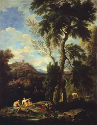 Paisaje con peregrino