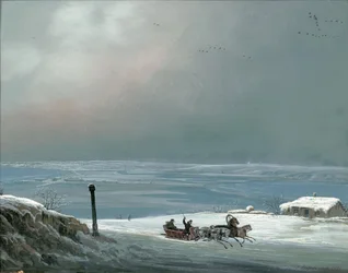 Alrededores de Odessa en invierno, 1841