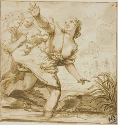 Mujer en vuelo