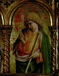 Santiago el Menor, (detalle) del políptico de Sant