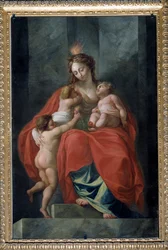 Alegoría de los trece valores de la república: la caridad (Pintura, después de 1783)