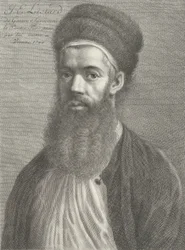 Autorretrato con atuendo turco, siglo XVIII