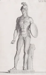 Estatua de Marte, 1734