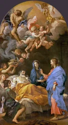 Barroco: La muerte de San José - Muerte de San José de Carlo Maratta (1625-1713)