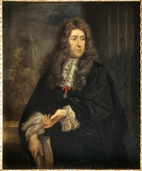 Retrato de Andre Le Notre (Lenotre) (1613-1700), diseñador de los jardines del Rey