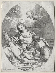 Madonna y el Niño con la Magdalena