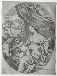 Virgen y Niño con el infante San Juan, 1647