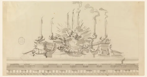 Diseño para la decoración de una ceremonia