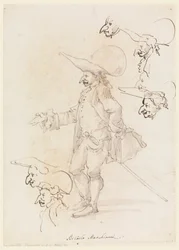 Dibujo, Caricaturas, ca. 1725-75