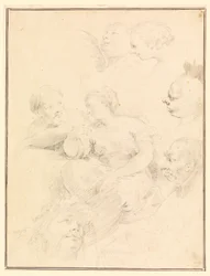 Dibujo, Bocetos de figuras, 1775