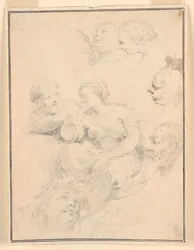 Dibujo, Bocetos de figuras, 1775