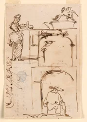 Dibujo, Bocetos, 1725-50