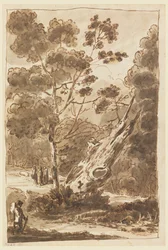 Figura en el bosque