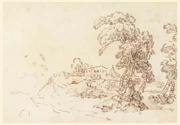 Vista de una granja