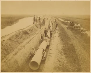 Acueducto de Venecia (nueva conducción). Sitio de la Presa