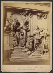 Bajo relieve de la iglesia de San Juan y San Pablo de Venecia