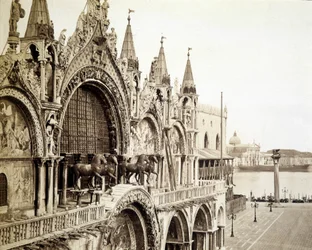 Los caballos de la Basílica de San Marcos en Venecia - fotografía de C. Naya