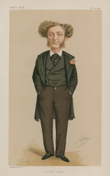 Sr. Albert Grant MP; Leicester Square; 21 de febrero de 1874; Vanity Fair; caricatura