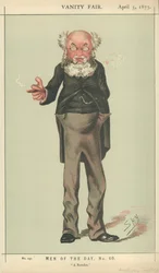 Sr. Anthony Trollope, un novelista, 5 de abril de 1873, caricatura de Vanity Fair