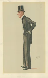 Sir Edward Robert Sullivan, Sentido común en política, 13 de junio de 1885, caricatura de Vanity Fair