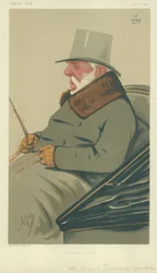 El Marqués de Tweddale, Un Veterano Peninsular, 8 de enero de 1876, caricatura de Vanity Fair