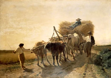 Cosecha, de Carlo Pittara (1836-1890)