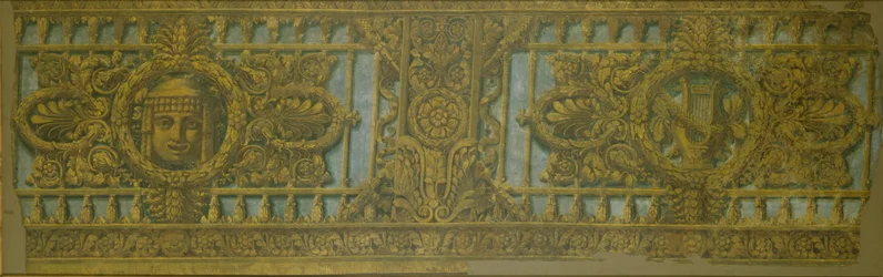 Diseño de caja para el Teatro Alexandrinsky en San Petersburgo, 1826-1829