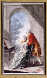 John Wilkes y la señorita Gertrude Carmontelle
