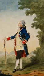 El Barón de Bombelles en las Tullerías, 1765