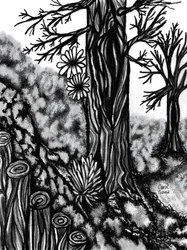 Dibujo al carboncillo digital 1