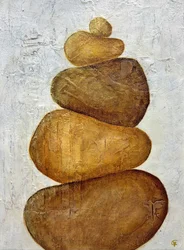 Piedras Zen apiladas