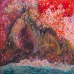 Celestial Mountain, 2006 (técnica mixta sobre lienzo)