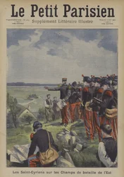 Cadetes de la academia militar francesa de Saint-Cyr en los campos de batalla del Este