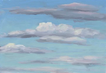 Cielo azul sereno