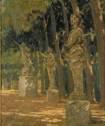 Carrefour al final del Tapis Vert, Versalles