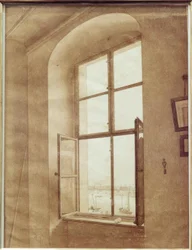 Vista desde el taller del artista (ventana izquierda)