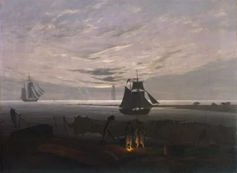 Atardecer en el mar Báltico, 1831