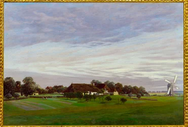 Campo llano (óleo sobre lienzo)