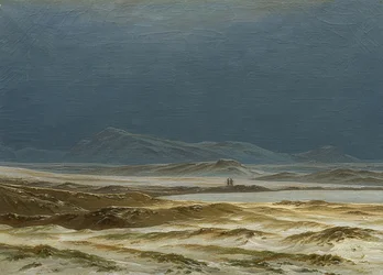 Paisaje nórdico en primavera. Hacia 1825