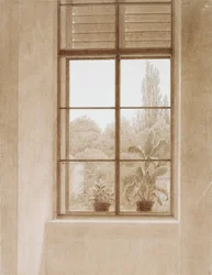 Ventana con vistas al parque, 1810-1811