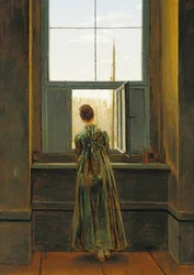 Mujer en una ventana, 1822