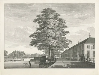 Vista de la casa de hombres y mujeres mayores Diaconie en Amsterdam