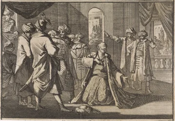 Emir Fakardin ruega al sultán Murat IV por su vida, 1633