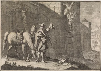 El general Hans Georg von Arnim-Boitzenburg escapa de la prisión a través de un cargador de cuerda, 1638