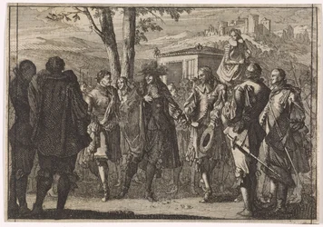 El rey Carlos I de Inglaterra es capturado por los soldados ingleses, 1647